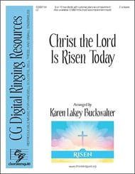Christ the Lord Is Risen Today Handbell sheet music cover Thumbnail